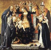 Lorenzo di Alessandro da Sanseverino The Mystic Marriage of Saint Catherine of Siena Spain oil painting artist